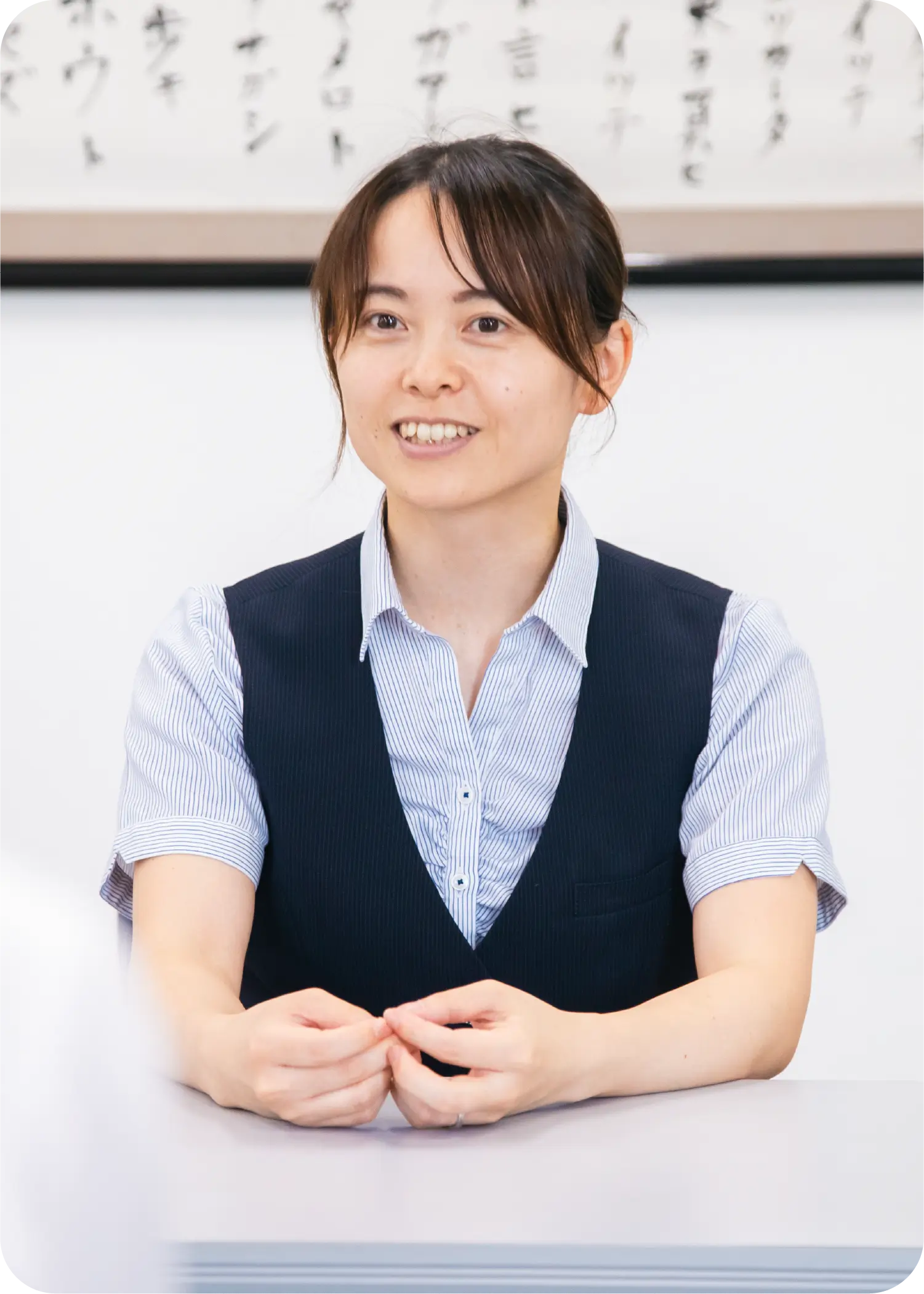 商談する横山 好美